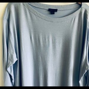 J. JILL Wearever Collection top - Size XL-Lt. Blue